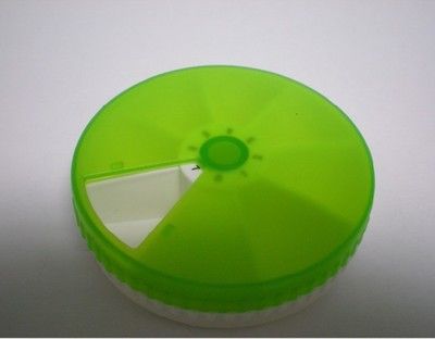 旋轉7格園藥盒 1周藥盒 禮品藥盒