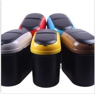 b汽車?yán)?盒裝) 車用垃圾桶 汽車用品 置物盒 時(shí)尚便捷收納