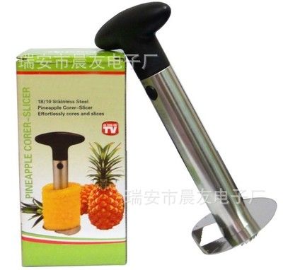 不銹鋼削菠蘿器 去皮 去核 抽芯 三合一多功能菠蘿削皮器去皮器