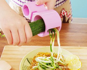 廚房多功能 螺旋形雙頭刨絲器切絲器帶磨刀器