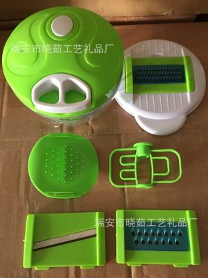 6件套廚房多功能切菜器 切片切絲器 刨絲器 切土豆絲