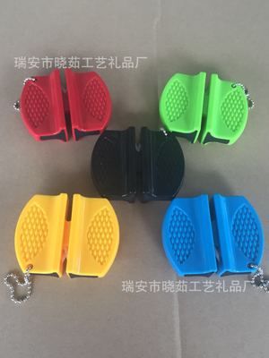 迷你家用快速磨小刀器雙面 便攜戶外快速磨刀廚房磨刀小工具