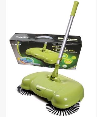 懶人清潔家用不用電全自動手推式掃地機 360度旋轉不用電