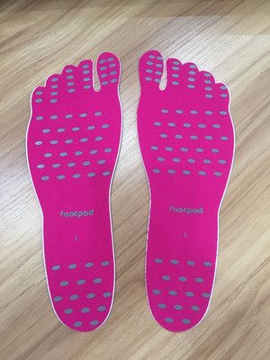 沙灘隱形防滑鞋墊 隔熱足墊腳墊 納克fit足貼腳底