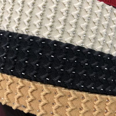 尼龍提花松緊帶，彩色提花彈力帶