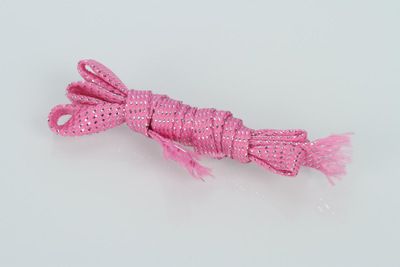 1.2米空心滌綸絲銀絲彩色扁鞋帶