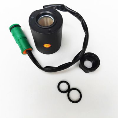 挖掘機配件沃爾沃電磁閥線圈EC210/240/290B回轉(zhuǎn)安全鎖先導電磁閥