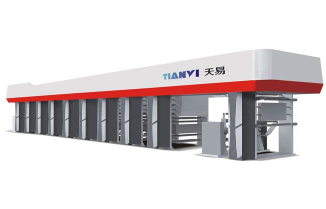 TY型高速電腦套色凹版印刷機（電子軸）