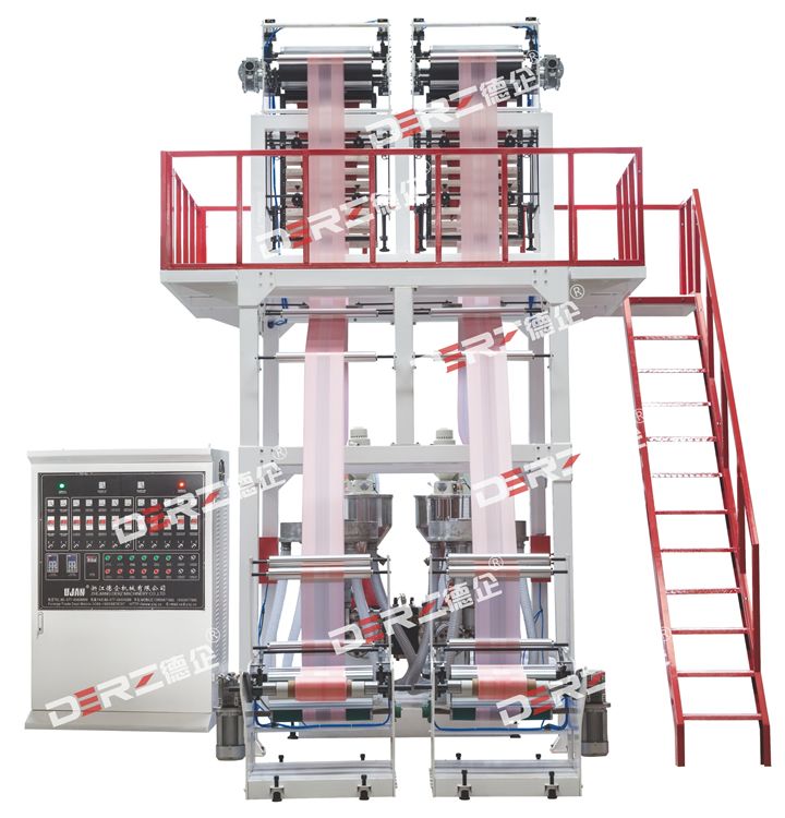  DZSJ-ABA500X2/600X2/700X2 三層共擠雙機頭吹模機