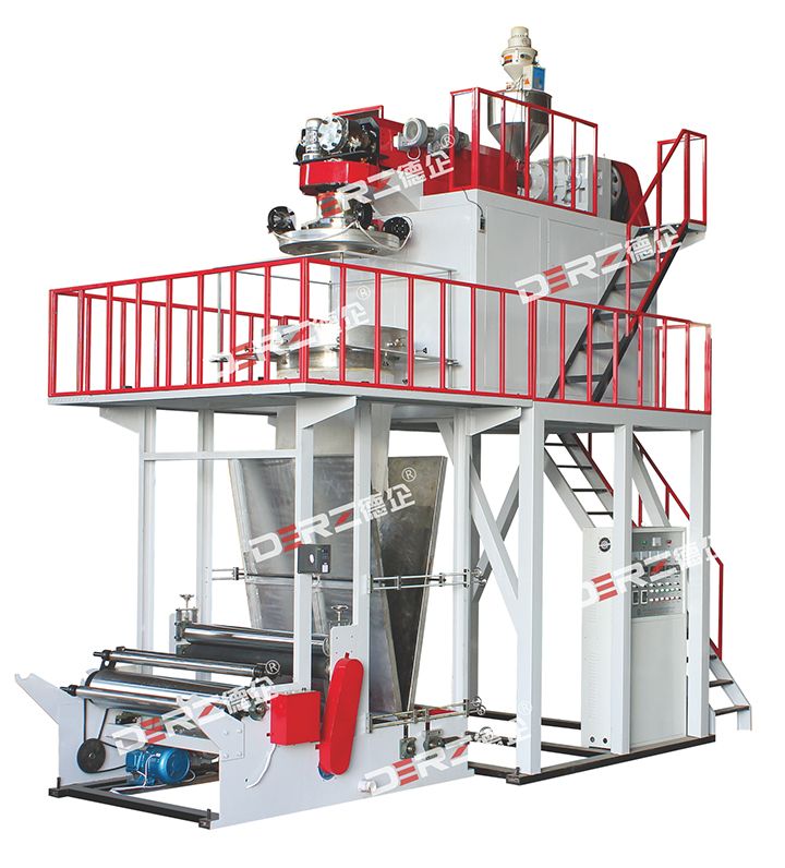 DZPE-900/1100/1300下吹水冷PE吹膜機組