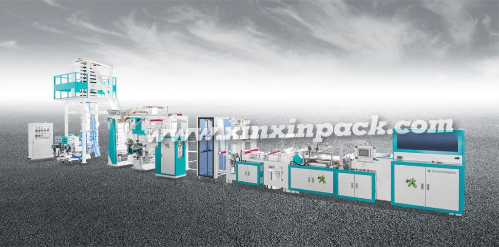 夾鏈袋裝袋、裝盒、裝箱生產線