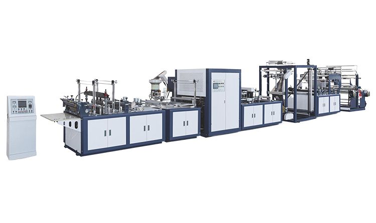 全自動六合一無紡布制袋機燙把一體機