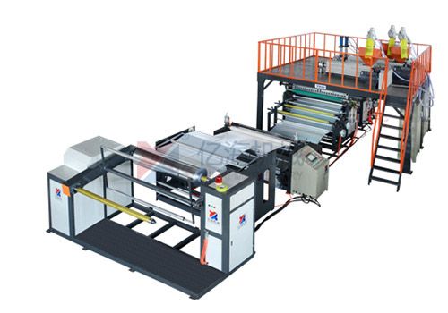 5層氣泡膜機(jī)-3螺桿擠出
