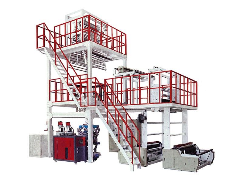 LDPE 2層共擠旋轉(zhuǎn)機(jī)頭吹膜機(jī)