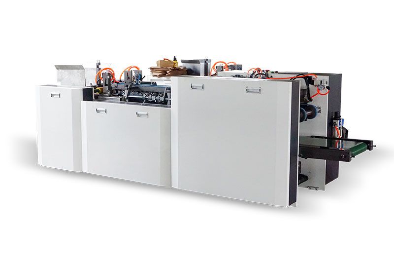 HBJ-D300全自動西點紙盒成型機（上膠、折邊、成型一體機）