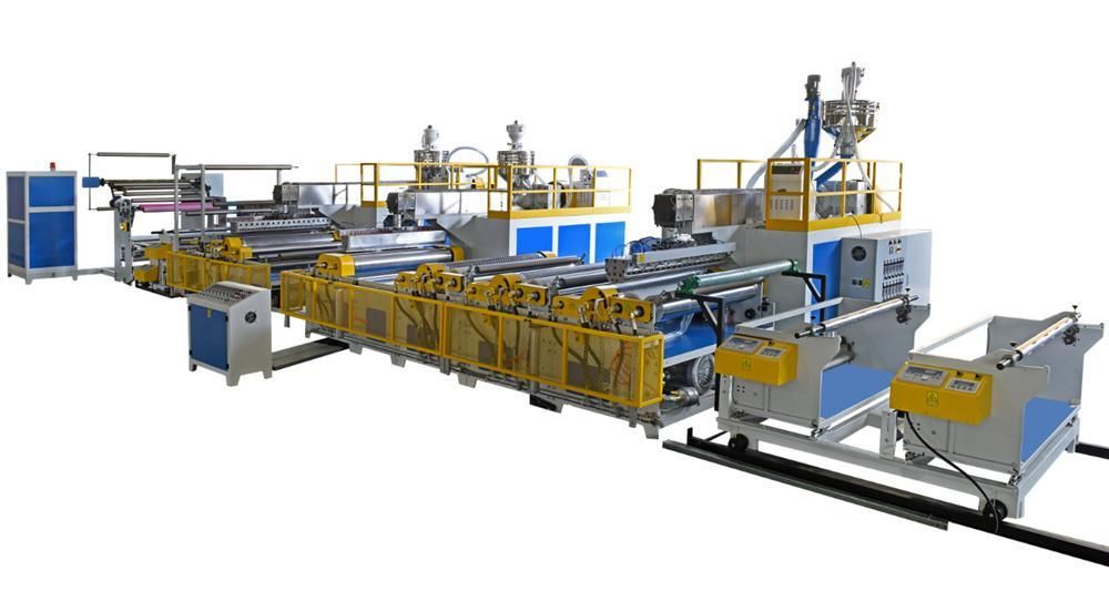 7層氣泡膜鋁膜機（3條螺桿擠出）