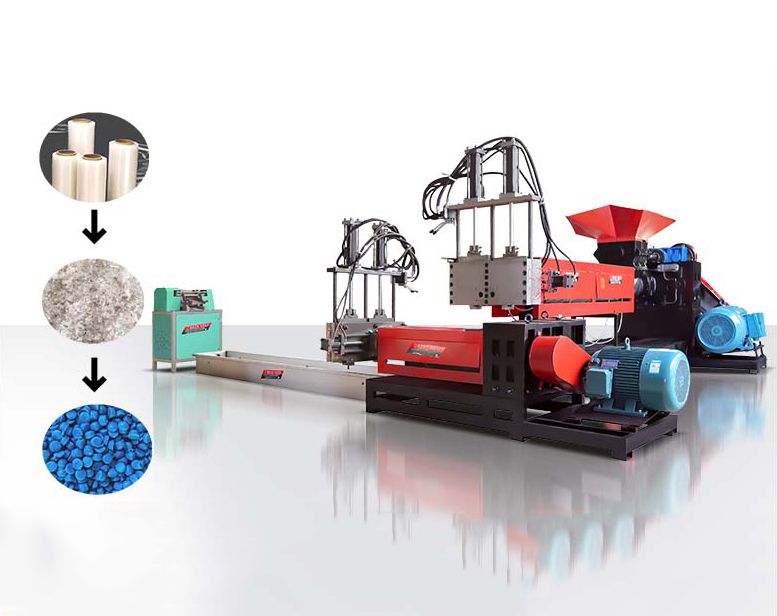 PP PE 雙階高產造粒機組